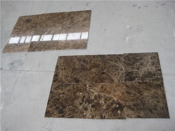 dark emperador marble tile