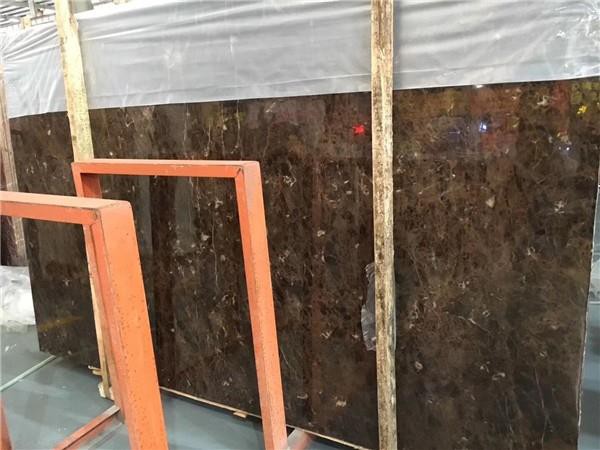 dark emperador marble slab