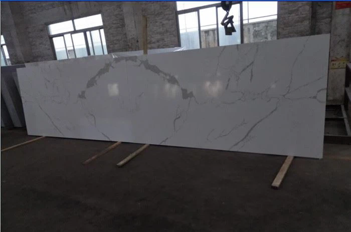 calacatta radiance quartz for kitchen