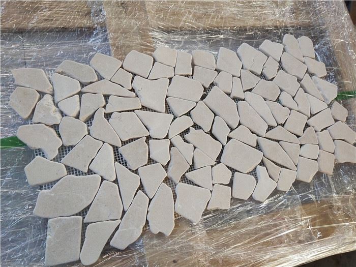 Loose mosaic tiles Burdur Beige Marble tiles